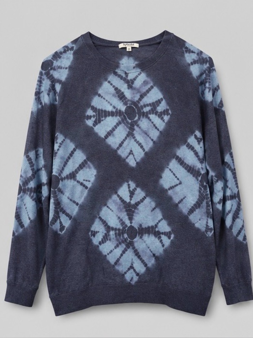 Splendid Posie Shibori Tie Dye Cashmere Blend Sweatshirt Sweater XL